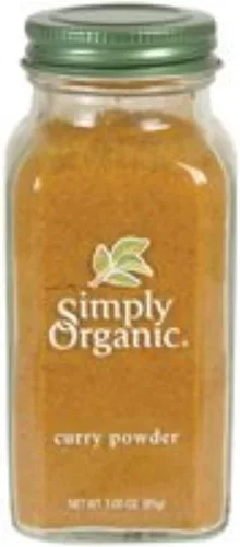 Vista 2 de Simply Organic Curry en polvo, certificado orgánico 3 oz Paquete de 2