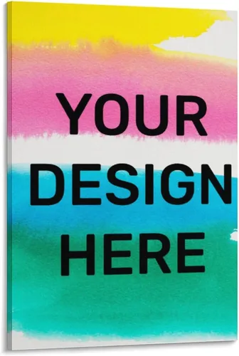 Vista 22 de Lienzo enmarcado con cita personalizada, lienzo motivacional positivo, arte de pared, crea tus propias imágenes, póster personalizado para sala