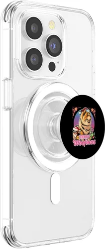 Vista 3 de Chow Chow Santa Claus Coffee Mug Merry Christmas Dogs PopSockets MagSafe PopGrip for iPhone