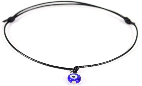 Vista 5 de 9 pulseras de cuerda roja ajustables hechas a mano con forma de cábala contra el mal de ojo, pulsera trenzada de ojo, pulsera de cuerda de amistad