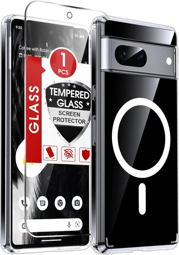 Vista 111 de LeYi Funda para teléfono Samsung-S23: protector de pantalla e imán MagSafe Púrpura
