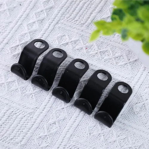 Vista 6 de MCPINKY Ganchos extensores de percha, 50 piezas de ganchos para colgar ropa, ganchos para colgar ropa, color negro
