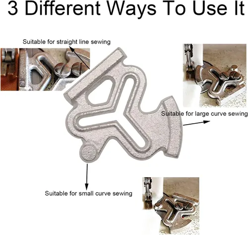 Vista 3 de Guía magnética de costura y medidor de posicionamiento de flor de ciruelo para máquina de coser con 4 tornillos 5 accesorios para máquinas