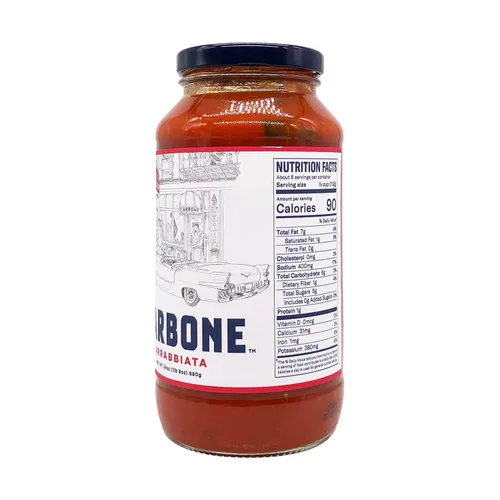 Vista 5 de CARBONE Salsa de pasta Arrabbiata, 24 OZ