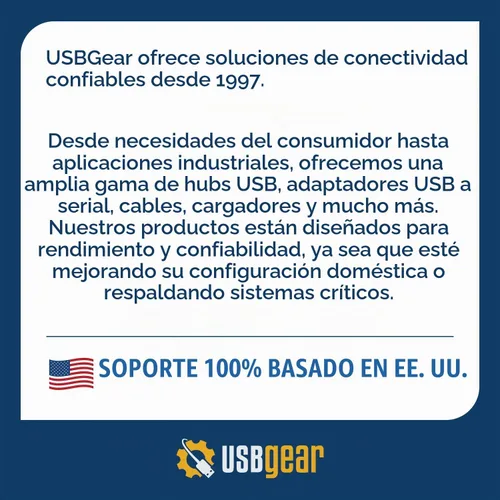 Vista 9 de USBGear Concentrador USB de 10 puertos 3.2 Gen 1 – Concentrador de datos supervelocidad montable con puertos USB para laptop, PC, escritorio y más