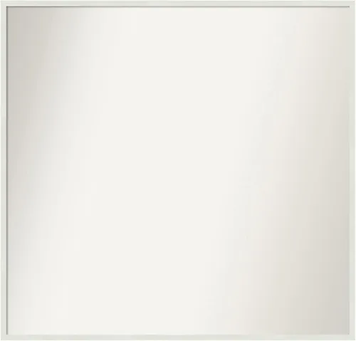 Vista 272 de Amanti Art Espejo de baño blanco para sobre el fregadero, 22 x 45 pulgadas, espejo de tocador rectangular blanco Lucie, marco de madera moderno