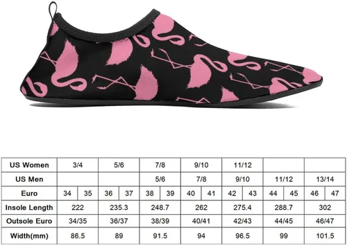 Vista 2 de WOEZKEX Zapatos de agua para mujeres y hombres, zapatos de verano descalzos, calcetines acuáticos de secado rápido