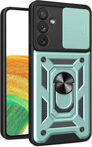 Vista 94 de Compatible con Tecno Pova Neo 2 Bracket Shell, con cubierta deslizante para lente de cámara compatible con Tecno Pova Neo 2 LG6n Case Negro