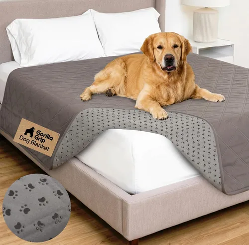Vista 19 de GORILLA GRIP® Manta impermeable para perro, funda de sofá para perros, 30 x Borgoña