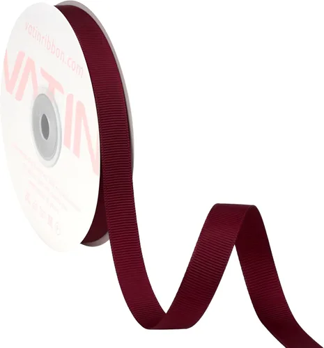 Vista 153 de VATIN Cinta de Grogrén Negra, 1-1/2" x 50 Yardas Continuas, Cinta de Grogrén de Poliéster Negra, Usar para Lazos de Bricolaje, Accesorios