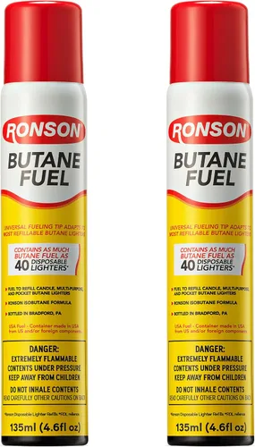 Vista 12 de Ultra combustible de butano marca Ronson