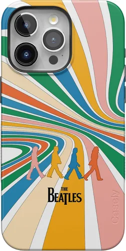 Vista 72 de Funda Casely para iPhone 15 Pro Max Todas las sonrisas Adhesivo de cara sonriente Compatible con MagSafe Diseño protector audaz