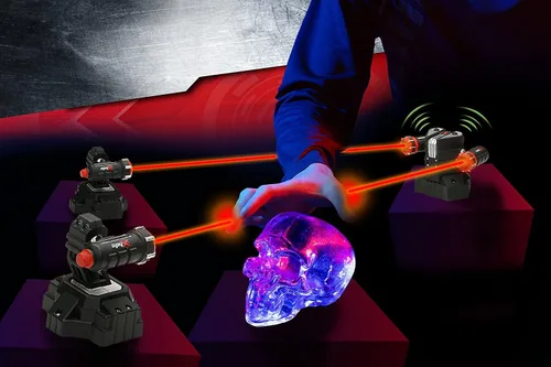 Vista 6 de SpyX / Lazer Trap Alarm - Juguete de alarma láser seguro para niños espía para proteger cosas. artilugio espía haz infrarrojo invisible para niños.