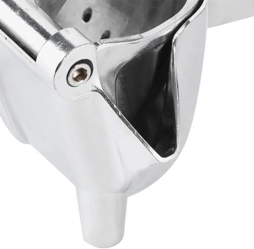 Vista 8 de Pilipane Exprimidor de limón de acero inoxidable real, exprimidor de cítricos, portátil y resistente, prensa manual de frutas para salud, exprimidor