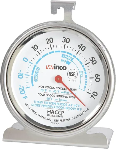 Vista 7 de Winco Termómetro digital de esfera de 1-1/4 pulgadas con sonda de 4-3/4 pulgadas