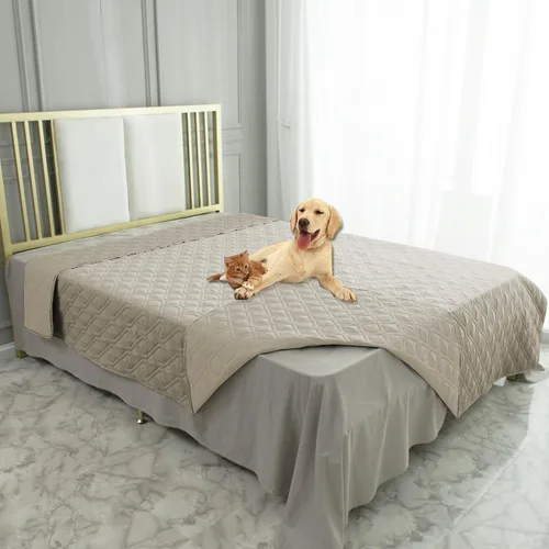 Vista 18 de Ameritex Manta Impermeable Reversible Cubierta para Cama de Perro Manta para Mascotas para Muebles Cama Sofá Sillón