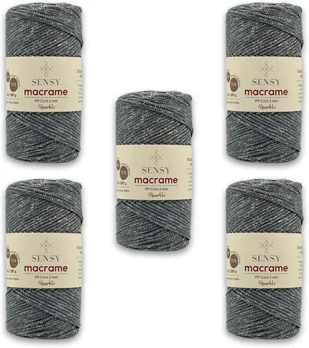 Vista 21 de Sensy Premium 2mm 229.5 metros de cuerda de poliéster 100% cordón de polipropileno Cordón de macramé 2mm Cordón para bolso de crochet Hilo