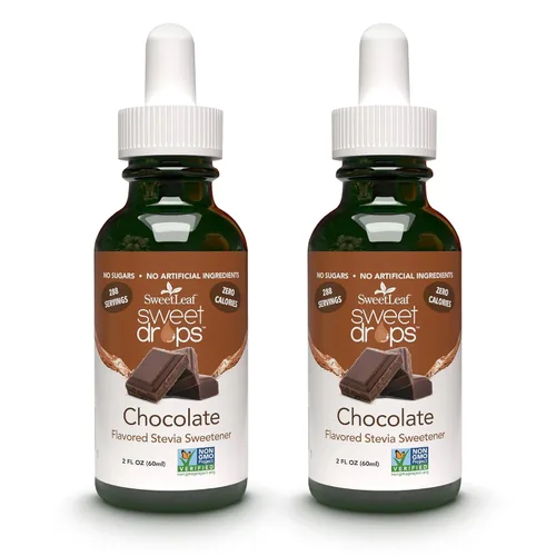 Vista 21 de Stevia líquida Sweetleaf, 2 onzas Gotas dulces, extracto orgánico de hoja de stevia, cero calorías, sin eritritol, sustituto del azúcar