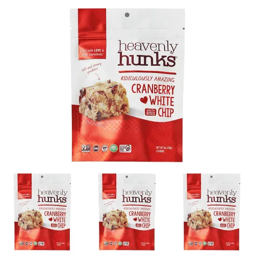 Vista 11 de Heavenly Hunks Soft-Baked Birthday Cake Oat Bites, Gluten Free, Vegan and Made with Real Ingredients