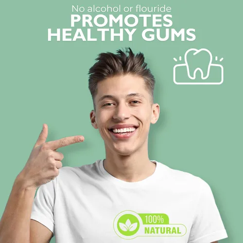 Vista 2 de Elementa Silver Pasta de dientes sin espuma sabor a menta de invierno Gel blanqueador de dientes 5 en 1 de 4 onzas líquidas Formulado por