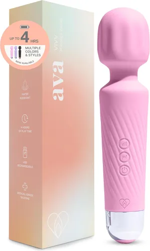 Vista 11 de Ava Vibrador de varita sexual [vibrador estimulador de clítoris] Vibrador para mujer Juguete sexual Regalos para mujeres 20 patrones y 8