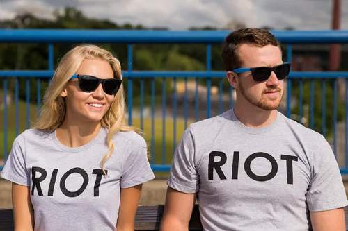 Vista 6 de Riot - Camiseta divertida para hombres, novedad política sarcástica para adultos, humor