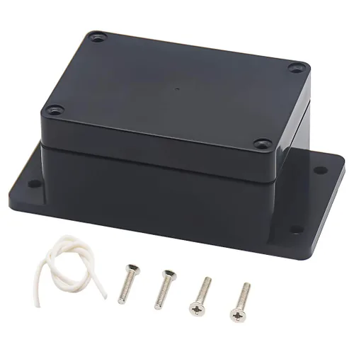 Vista 13 de Zulkit Caja de conexiones de plástico ABS a prueba de polvo, impermeable, IP65, cajas eléctricas universales, carcasa para proyectos con oreja fija