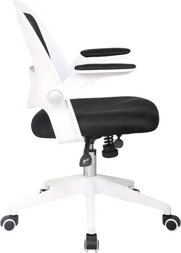 Vista 6 de Office Desk Computer Gaming Ergonomic Chair with Lumbar Back Support Adjustable Height Swivel Wheels Flip-up Arms Mesh Chair for Home Office