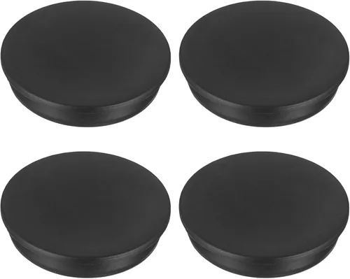 Vista 150 de MECCANIXITY - Tapones de silicona en forma de T (26mm, 1 pulgada de diámetro), color negro