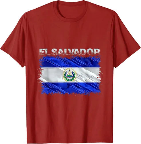 Vista 66 de Camiseta El Salvador, Negro