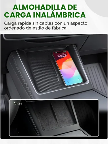 Vista 8 de Organizador de consola central para Tesla Model Y Juniper 2025