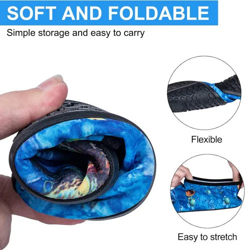 Vista 4 de Zapatos de agua para mujeres y hombres zapatos de playa calcetines de agua zapatos de piscina zapatos de secado rápido zapatos de deportes acuáticos
