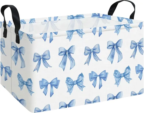 Vista 21 de Canasta plegable de almacenamiento para guardería, con revestimiento de polietileno impermeable, de grand tamaño, para niños y niñas, oficina