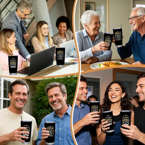 Vista 7 de Vaso de regalo de Abuelo de 20 onzas, regalos para Abuelo, El Mejor Abuelo Del Mundo, regalos para Abuelo Dia del Padre, regalos para abuelo