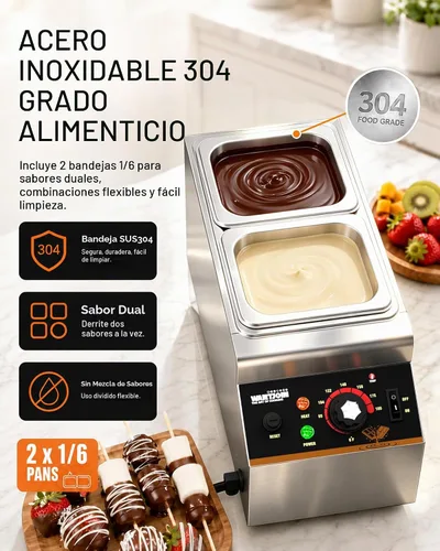 Vista 4 de WantJoin El chocolate que modera la capacidad del tamaño 9 libras del Plateado