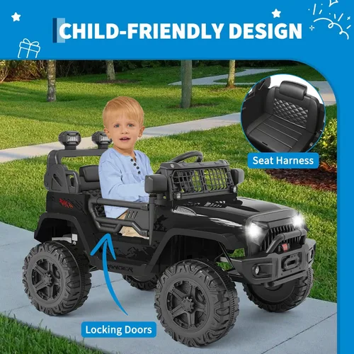 Vista 5 de Hetoy Juguetes para niños, vehículos eléctricos para niños, automóvil eléctrico para niños, automóvil eléctrico para niños, automóvil de 12 V