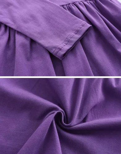 Vista 3 de Vestidos Gilrs para niños pequeños a rayas