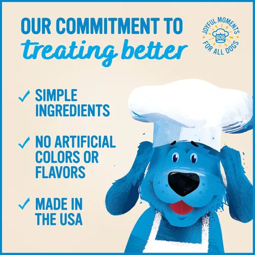 Vista 9 de Blue Dog Bakery Golosinas naturales para perros, Softies, sabor a mantequilla de maní, bolsa de 16.2 onzas, 6 bolsas