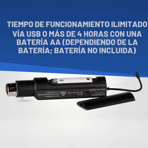 Vista 4 de ALTO Sistema de audio inalámbrico Stealth 1 Mono UHF XLR