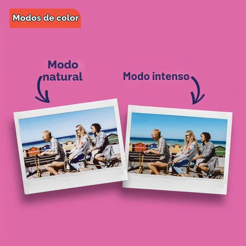 Vista 5 de Impresora Fujifilm Instax Link Wide - Mocha Gris