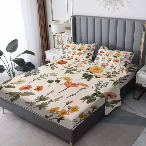 Vista 54 de Juego de sábanas tamaño individual con águila calva, sábanas de cama de águila, microfibra suave y bolsillo profundo y sábanas estampadas sin