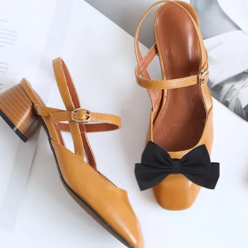 Vista 8 de LIFKOME Black Bow Shoe Clips Ribbon Detachable Shoes Buckle Wedding Bridal Shoe Buckle Shoe Charms Decoration for DIY