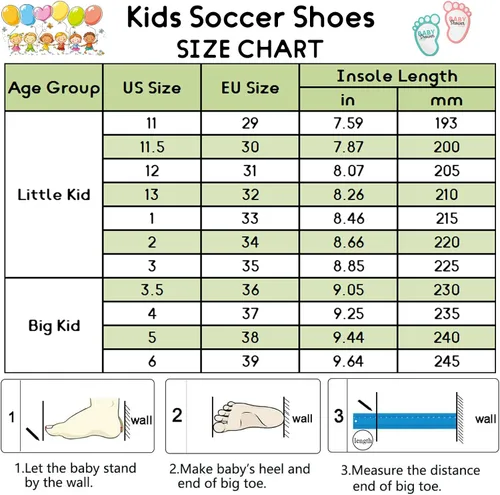 Vista 6 de Zapatos de fútbol de césped para niños y niñas, zapatos de fútbol atléticos para exteriores e interiores