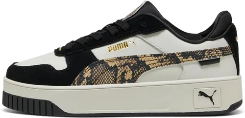 Vista 8 de Tenis Puma Carina Street para mujer Puma Black-puma Negro-oro rosa-puma Blanco