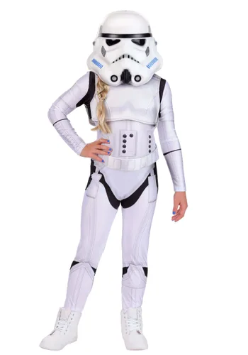 Vista 6 de Disfraz Deluxe de Stormtrooper de Star Wars para Niñas Multicolor