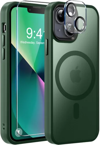 Vista 178 de MOCCA - Funda magnética resistente para iPhone XR de 6.1 pulgadas, compatible con MagSafe, funda con protección contra caídas de grado militar