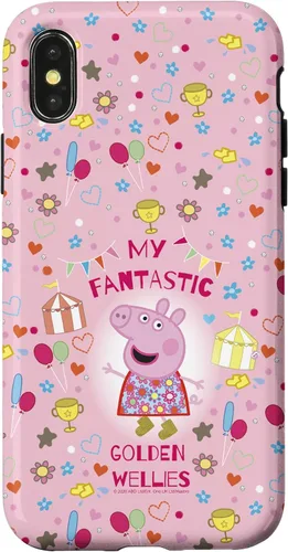 Vista 5 de Funda para iPhone 16 Peppa Pig My Fantastic Golden Wellies