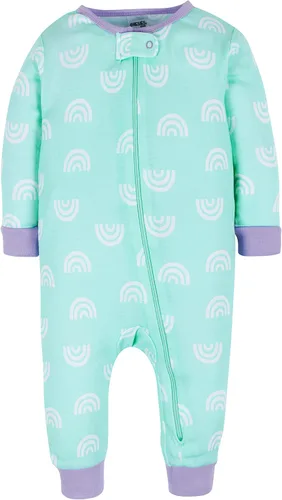 Vista 3 de Pijama de algodón de una pieza de ajuste cómodo para niñas