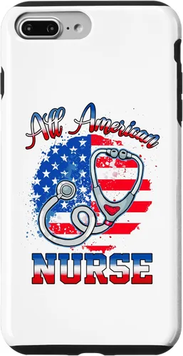 Vista 9 de Funda para iPhone 15 4 de julio con bandera de EE. UU