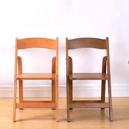 Vista 4 de Folding Chairs Silla de comedor plegable para muebles, silla de entrenamiento de oficina de madera maciza, silla de escritorio, silla de estudio